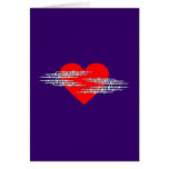 Barbed wire heart barbed wire heart card