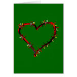 Barbed wire heart barbed wire heart greeting cards