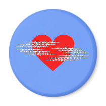 Barbed wire heart barbed wire heart refrigerator magnet