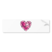 barbed wire heart bumper stickers