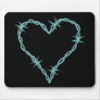 Barbed Wire Heart Mouse Mats
