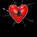 barbed wire heart t-shirts