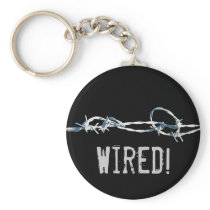 Barbed Wire Key Chain