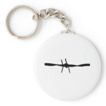 barbed wire keychains