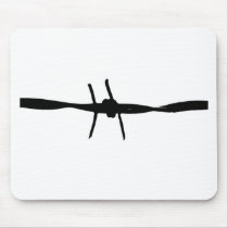 barbed wire mouse pad