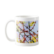 barbed wire coffee mug