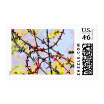 barbed wire postage stamps