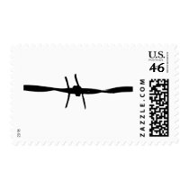 barbed wire postage