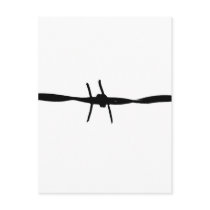 barbed wire post cards