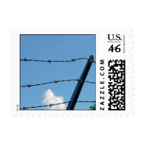 Barbed Wire Sky Postage Stamps