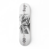 barbedwired skate deck