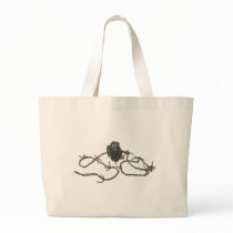 BarbedWireGrenade103110 Canvas Bags