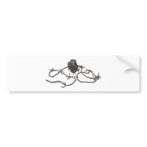 BarbedWireGrenade103110 Bumper Stickers