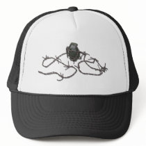 BarbedWireGrenade103110 Mesh Hat