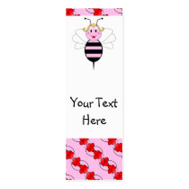 BarBee Bumble Bee Bookmark business cards by bugspot BarBee Bumble Bee Bookmark business cards