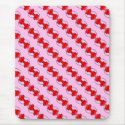 Red Flowers Background Mousepad