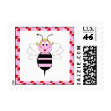 BarBee Bumble Bee Postage Stamp