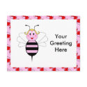 BarBee Bumble Bee Postcard