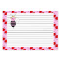 BarBee Bumble Bee Recipe Cards