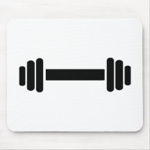 Barbell - Bodybuilding Mousepad
