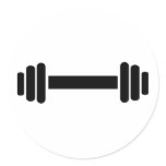 Barbell - Bodybuilding Sticker