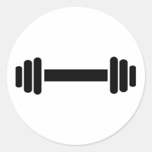 Barbell - Bodybuilding Sticker