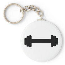 Barbell – weightlifting keychains