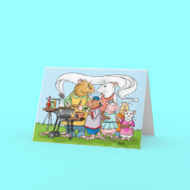 Barbeque Father's Day Card cards