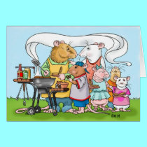 Barbeque Father's Day Card cards