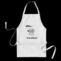 barbeque-grill, Grill..., OR BE GRILLED! aprons