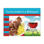 Barbeque Invitation Postcard