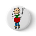 Barbeque Stick Figure Button by stick_figures Barbeque Stick Figure Button
