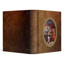 Barber - Barbershop - Time for a haircut 3 Ring Binder