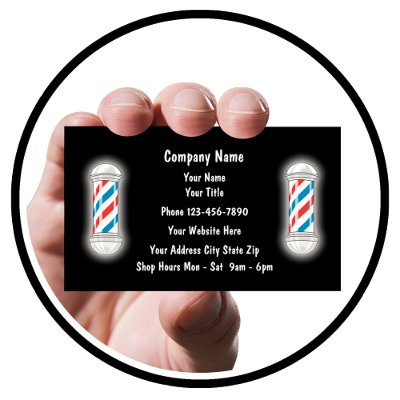 free barber business cards