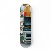 Barber Chair Front View Skate Decks