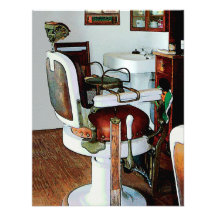 Barber Chair Invitation