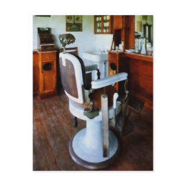 Barber Chair with Cash Register invitation