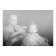 Barber - First Haircut Custom Invite