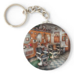 Barber - Frenchtown Barbers Key Chain