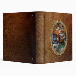 Barber - Frenchtown, NJ - Two old barber chairs  Vinyl Binder