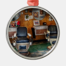Barber - Frenchtown, NJ - Two old barber chairs  Ornaments