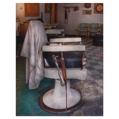 Barber - Frenchtown, NJ - We have some free seats Personalized Flyer by suburbanscenes