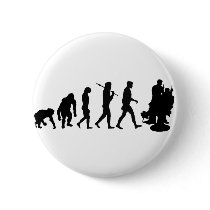 Barber hairdresser hair stylist buttons