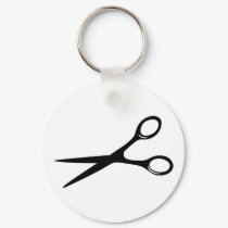 barber hairdresser scissors black keychains by Tomaniac barber hairdresser scissors black keychains