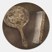 Barber - I'm so pretty Round Sticker