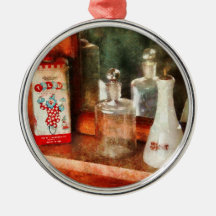 Barber - On a barbers counter Christmas Ornament