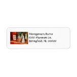 Barber - On a barbers counter Return Address Labels