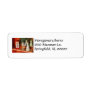 Barber - On a barbers counter Return Address Labels