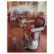 Barber - Please have a seat Letterhead Template