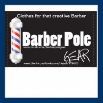 Barber Pole Gear-Logo2V, Clothes for that creat... posters